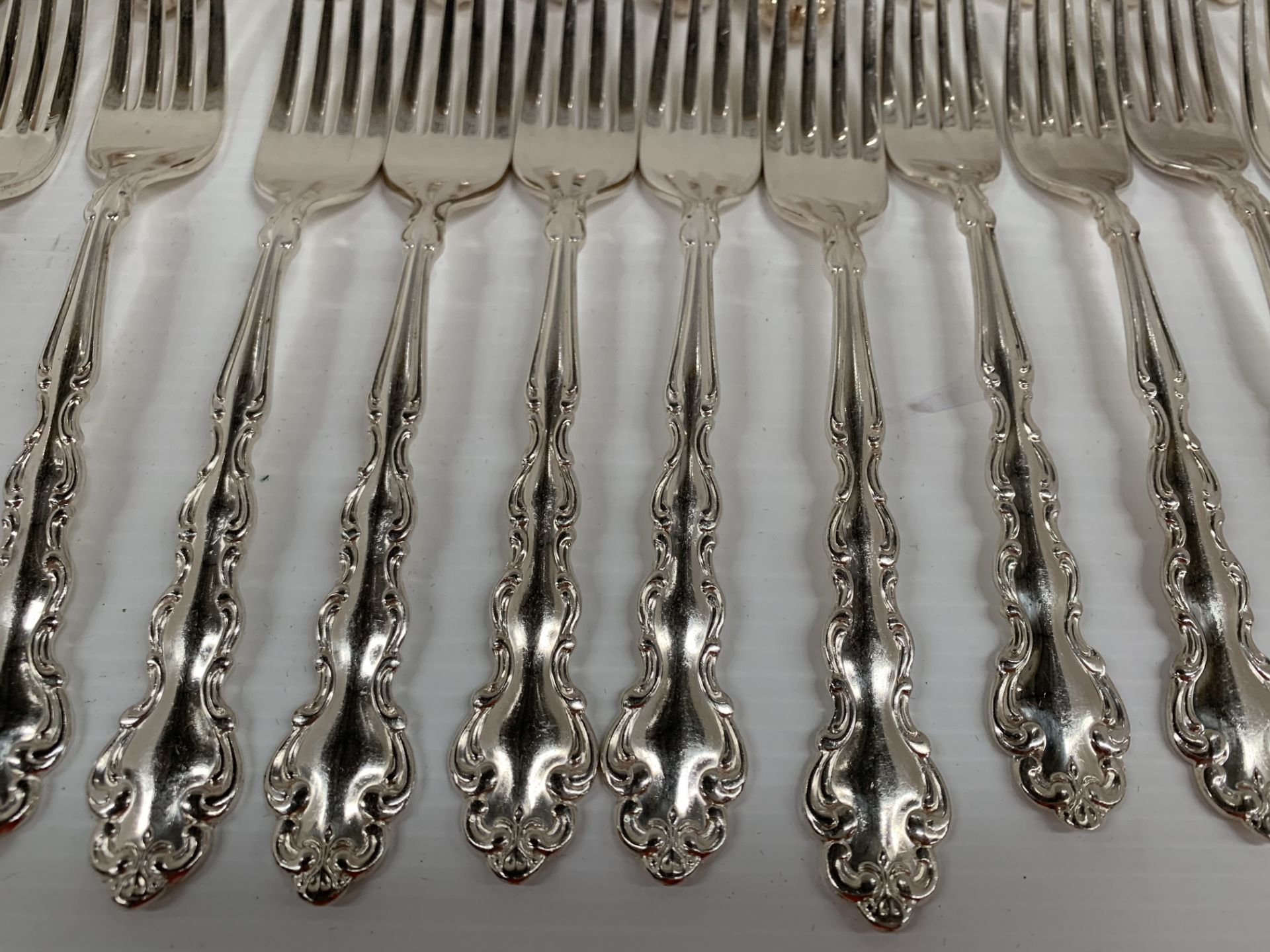 Eight place settings (64 pieces) of Mansion House Community plate cutlery - Image 2 of 3