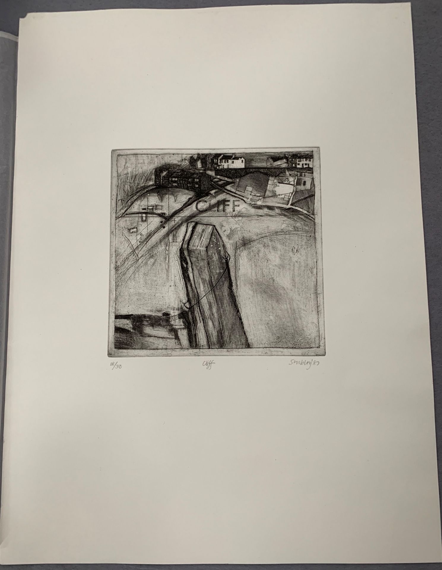 ARR - Trevor Stubley (1932-2010) unframed limited edition print 'Cliff' no.