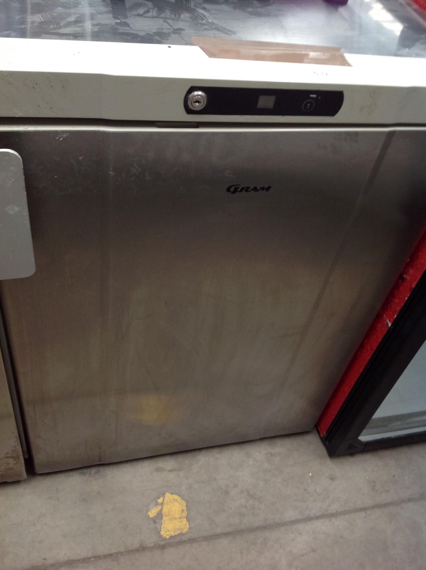 Gram stainless steel under counter freezer (F300R)