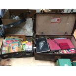Contents to 2 suitcases - a large quantity of Practical Mechanics and Practical house holder -