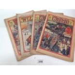 Four The Wizard comics,