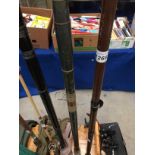 Three fishing rods by Milbro Classic,