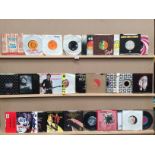 45 x assorted 7" vinyl records - Cliff Richard, Sex Pistols 'Popcorn',