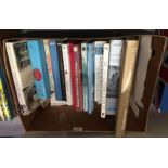 Contents to box - books relating to history, doll collecting,