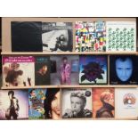 13 x assorted 12" vinyl records - David Bowie 'Low', Prince 'U Got The Look', Phil Collins,