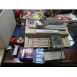 Olivetti ET2500 electric typewriter, Dahle 535 letter opener,