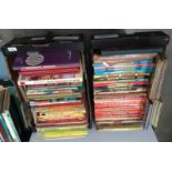 Contents to two boxes - a large quantity of childrens annuals and other books including 'The