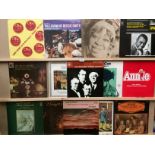 50 x assorted 12" vinyl records mainly jazz/classical - Louis Armstrong, Bessie Smith, Mozart,