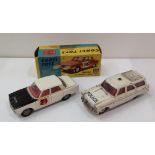 A Corgi Toys Rover 2000 die cast model car with a non-matching Rover 2000 Monte Carlo trim box and