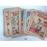 Contents to box - a quantity of The Rover comics mainly 1940s