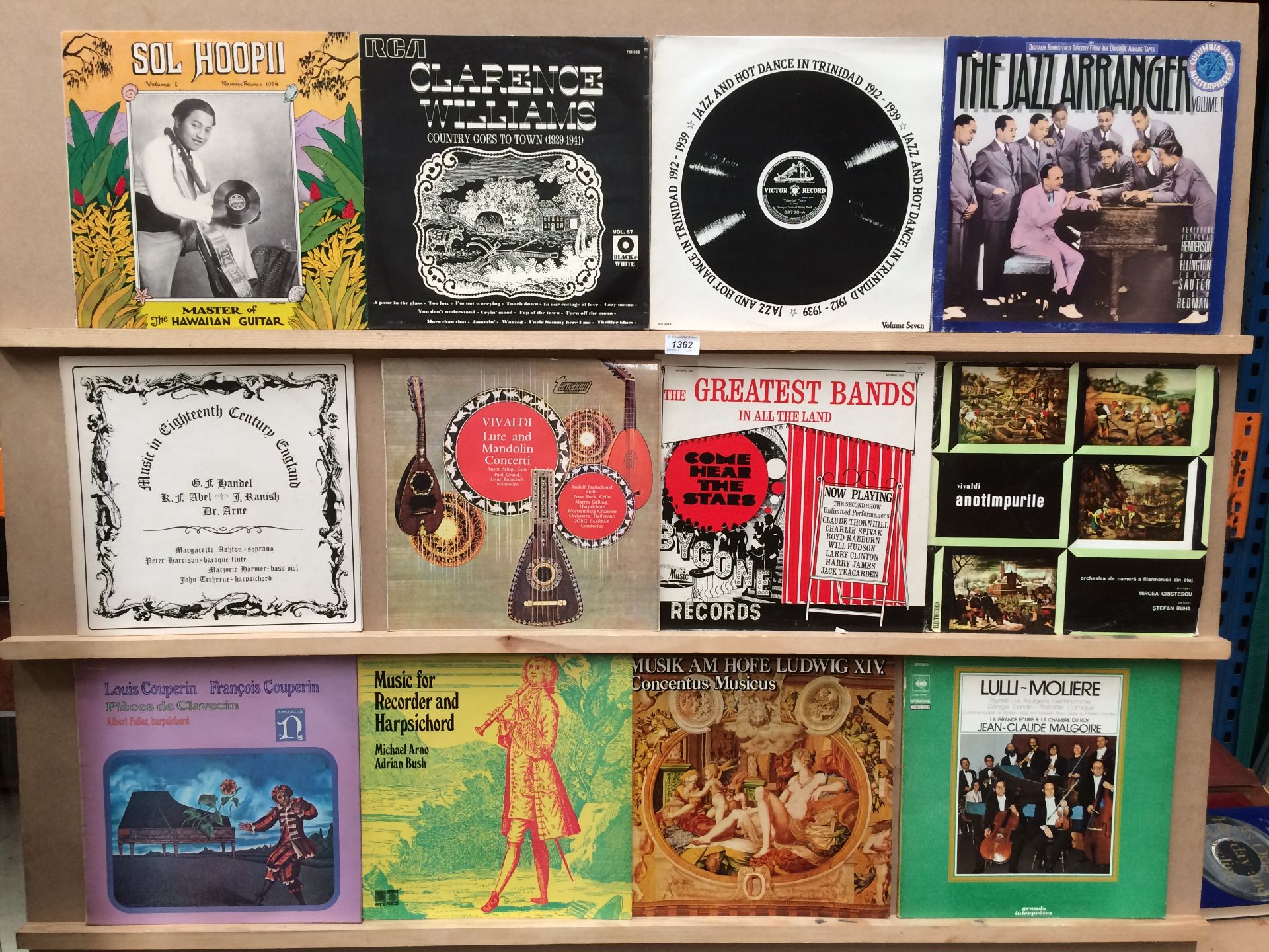 50 x assorted 12" vinyl records - mainly classical/jazz - Clarence Williams, Sol Hoopll, - Image 2 of 2