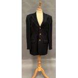 Gentleman's Dax English blazer in black, 100% wool,