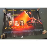 Film poster 'Casino' bad tear to top left 77 x 100cm