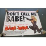 Film poster 'Barbwire' 77 x 100cm