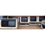 Two Televideo personal computers, three Televideo monitors, four Televideo TS-800A keyboards,