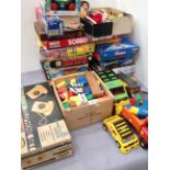 Contents to stack - toys and games - Tomy Greedy Green Frog, Waddingtons Sorry, Frustration,