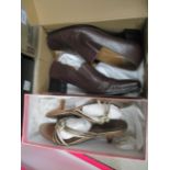 A pair of ladies brown boots by Tamaris size 40,