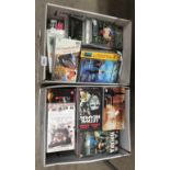 Contents to two boxes - VHS film tapes - We Were Soldiers, Lethal Weapon,