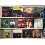 50 x assorted 12" vinyl records - mainly jazz/classical - The Blue Danube, Saint Saen's,