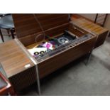 An Ultra Stereophonic radiogram in teak effect case 124cm