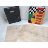 Contents to two folders - plans and information relating to the building of Jubilee - an L.M.S.
