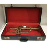 A Dallas London Grafton brass trumpet s.no.