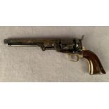 A very good 6 shot .36” London 1851 Colt Navy percussion revolver, serial no 645 for 1853.