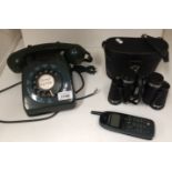 Three items - Boots Admiral II binoculars in case,