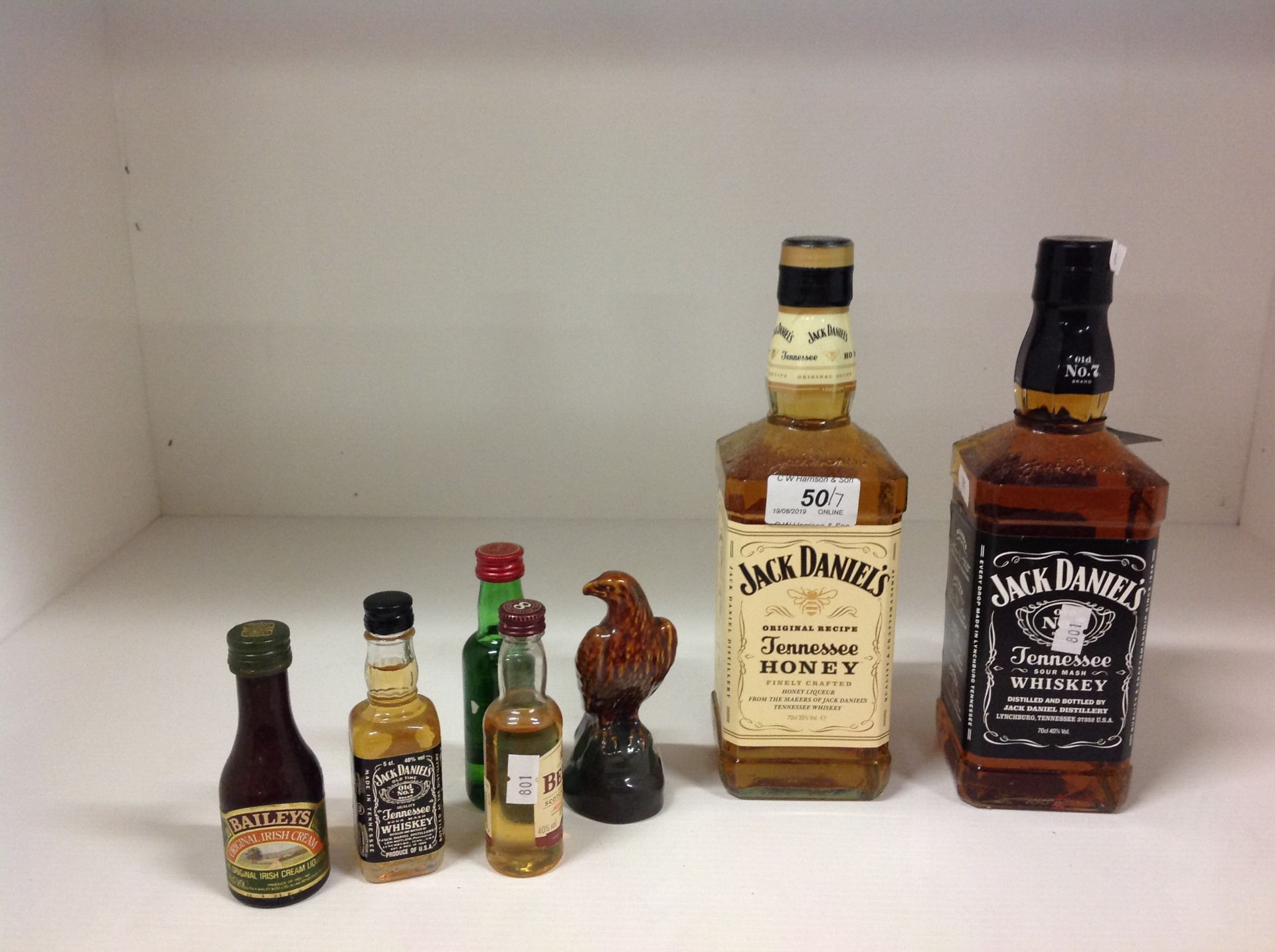 A 70cl bottle of Jack Daniels Tennessee Sour Mash Whiskey,
