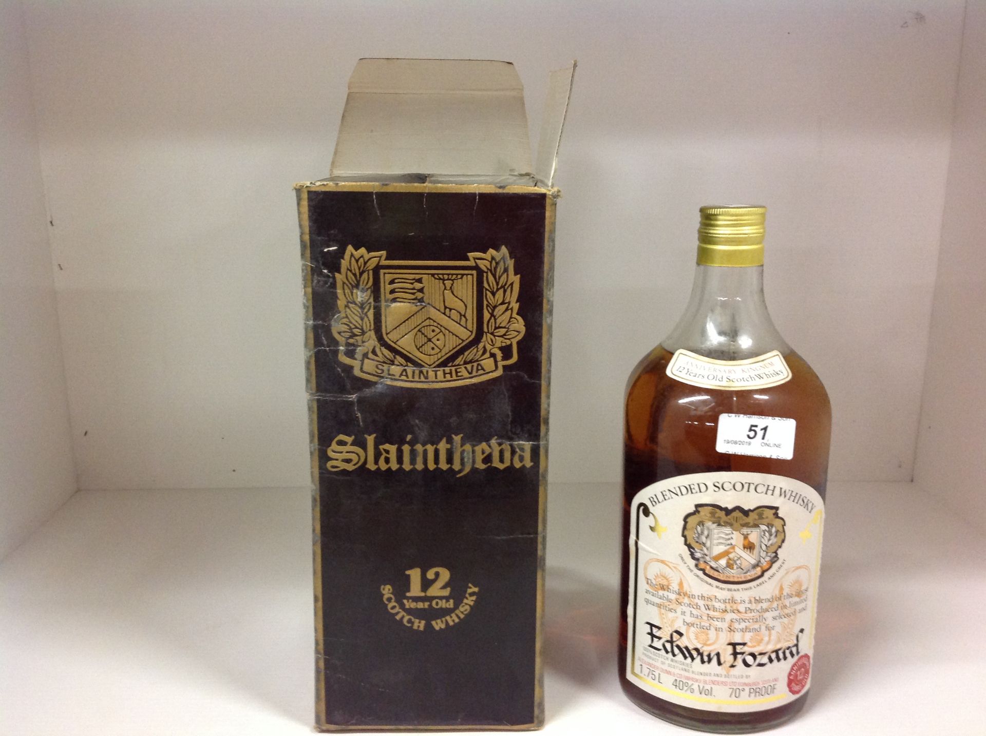 A 1.75litre bottle of Alexander Dunn & Co (Whisky Blenders) Ltd.