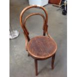 A bentwood chair