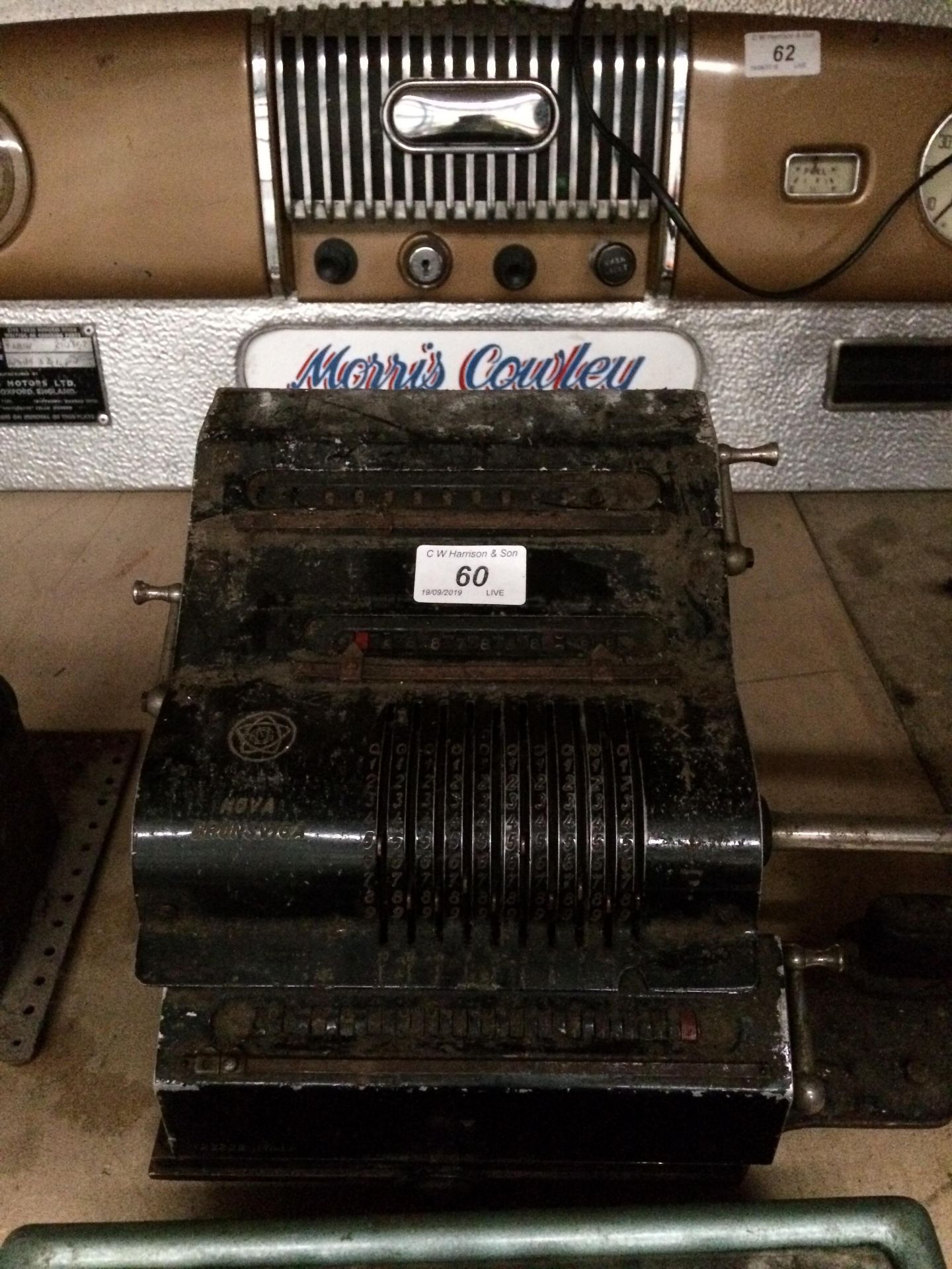 Nova Brunsviga Mechanical calculator model II serial number 723222