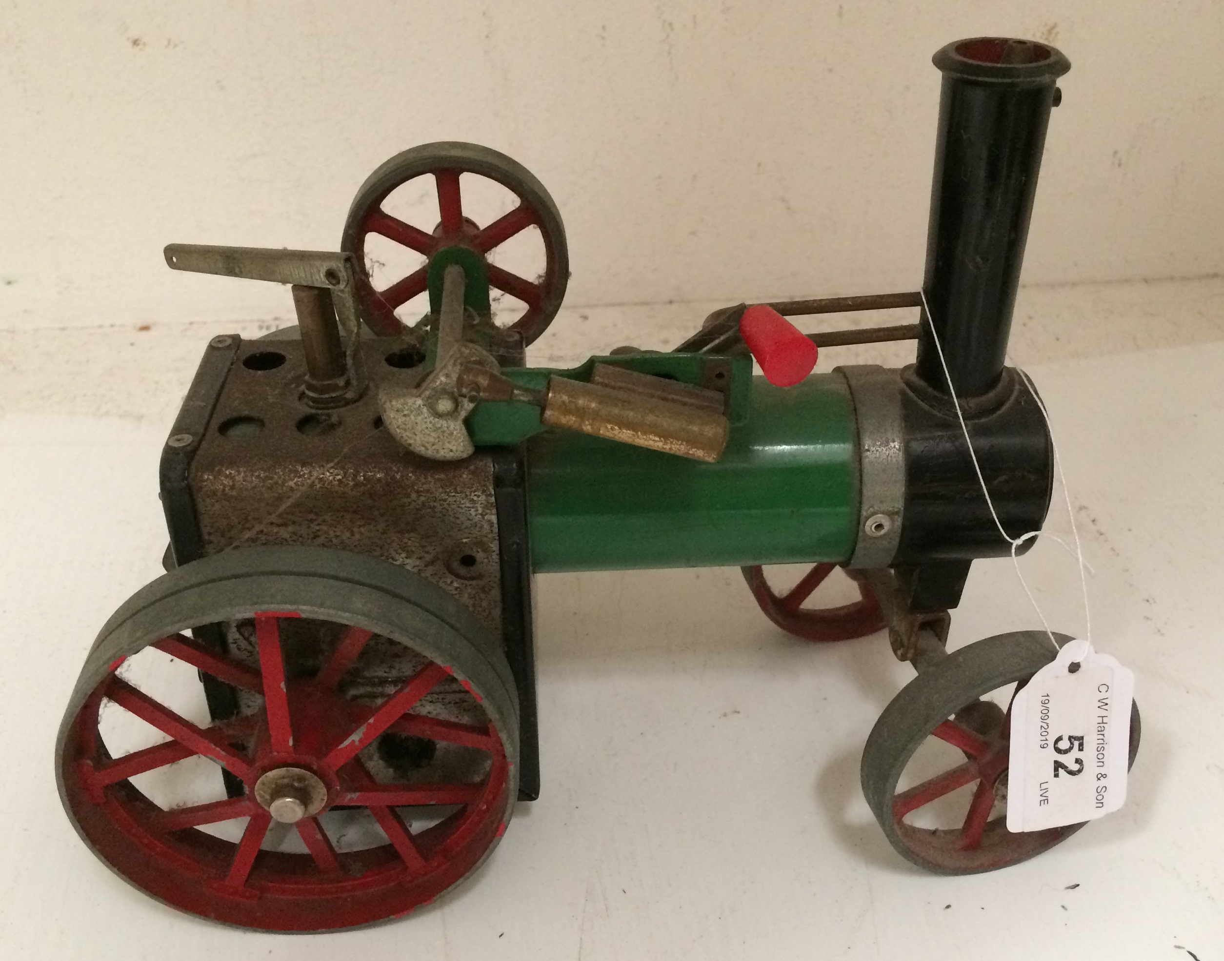 Mamod TE1A tin model steam traction engine - Image 2 of 2