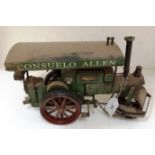 Tin model of Consuelo Allen steam roller
