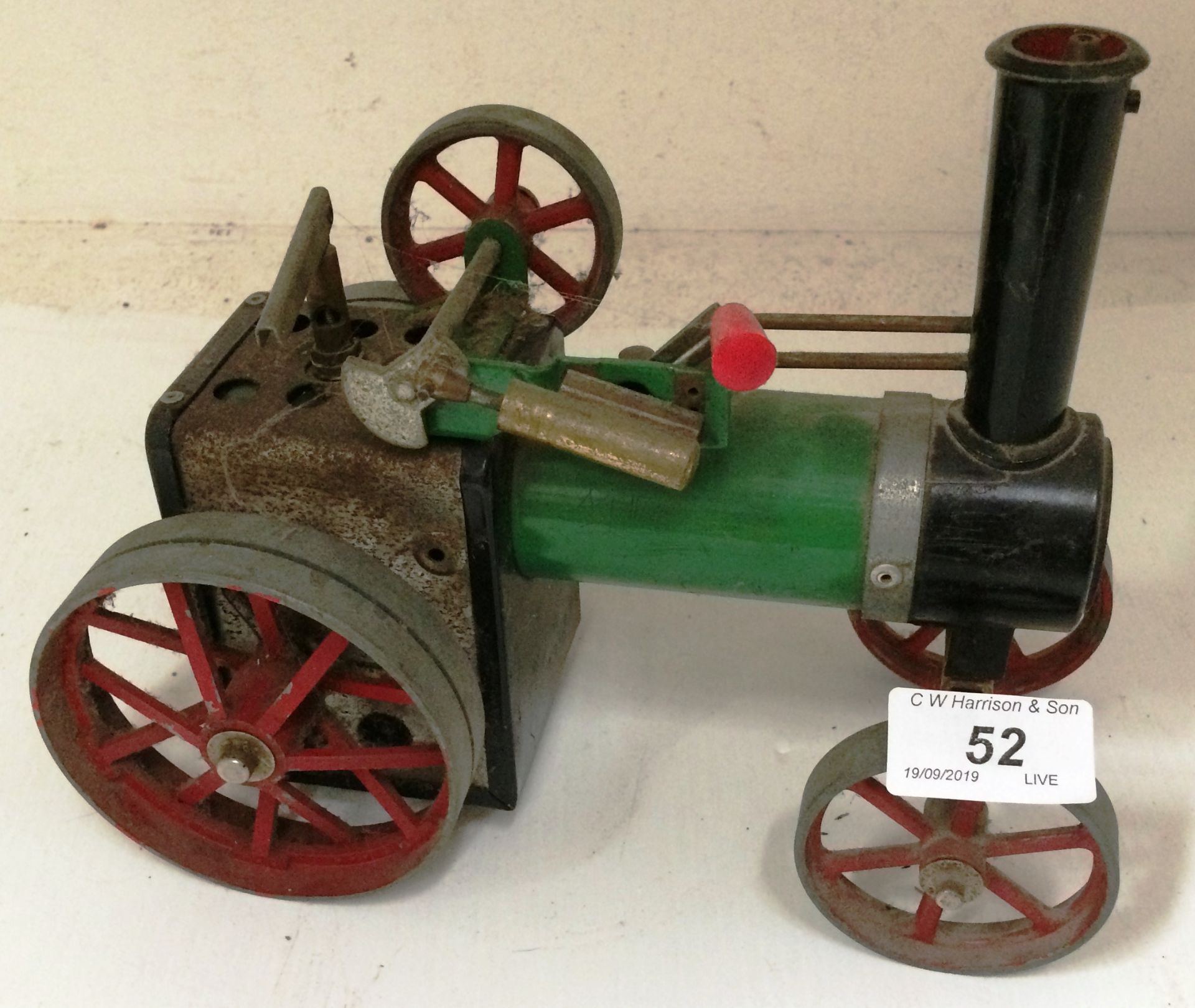 Mamod TE1A tin model steam traction engine