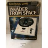 Grandstand "Invader from Space" hand held electronic game complete with original box - no test