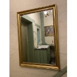 Gilt framed mirror 100cm x 70cm