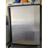 A Norpe LEC stainless steel cased under counter food freezer