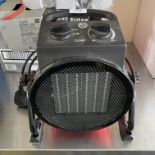 A small portable 240v heater