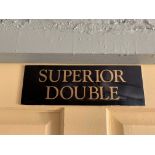 SUPERIOR DOUBLE BEDROOM (HEADING DO NOT BID)