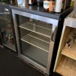 A Gamko single door under counter bottle chiller cabinet 60cm - no contents