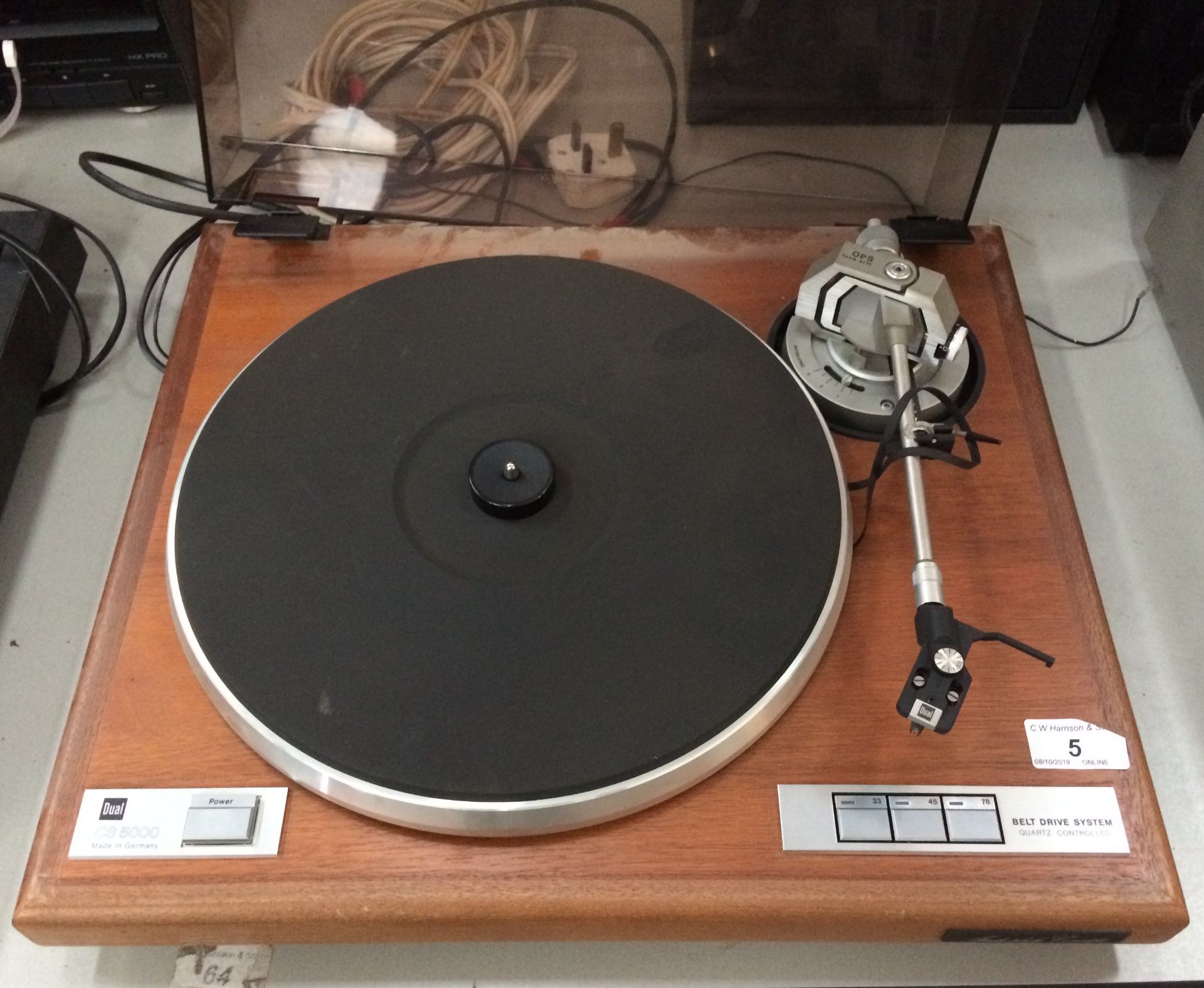 A Dual 555000 turntable (non-runner)