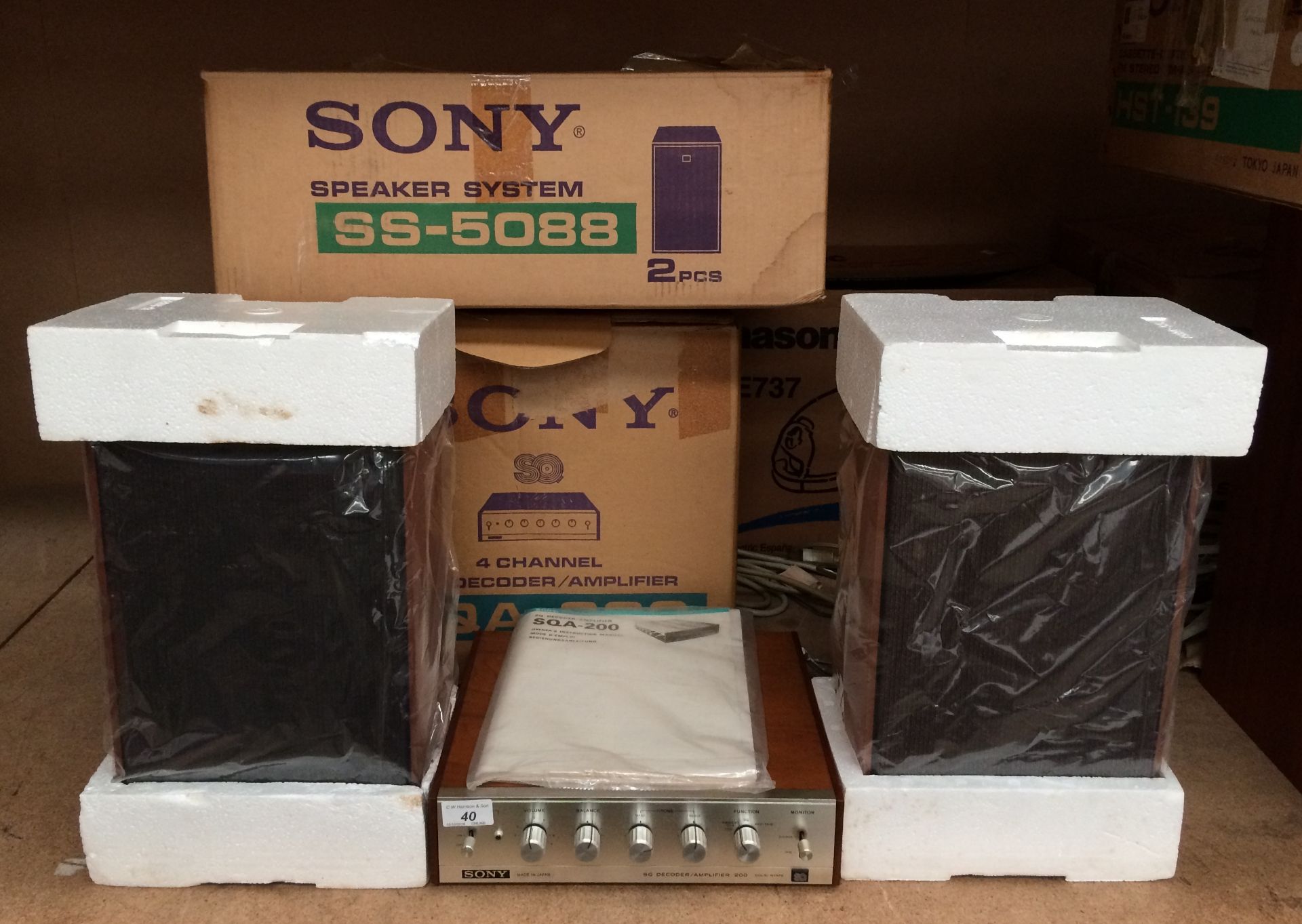 Sony 200 Solid State SQ decoder/amplifie