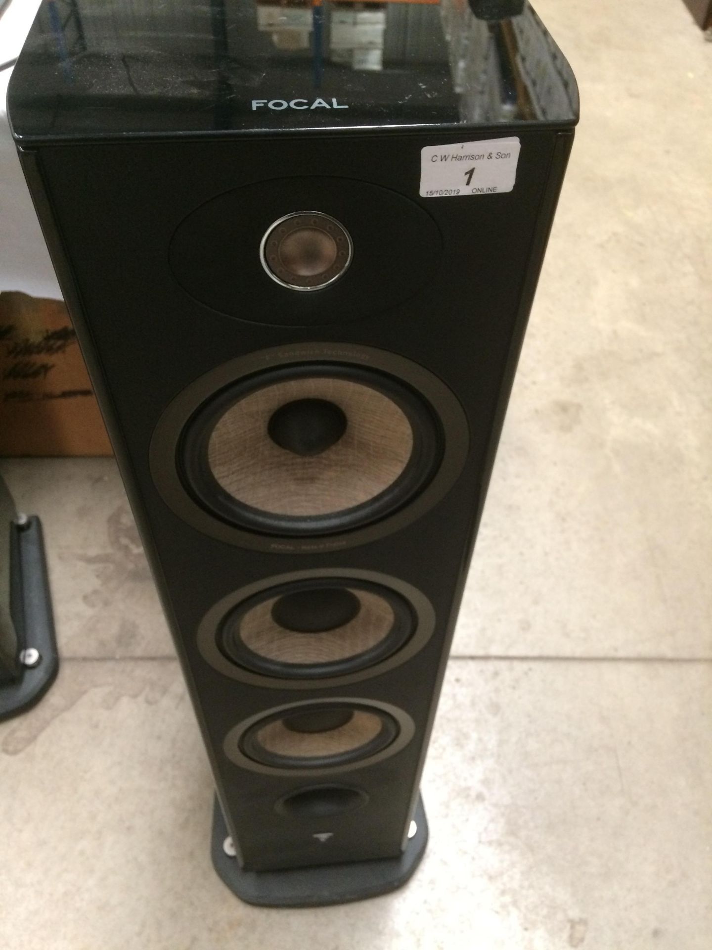 A pair of Focal Aria 926 80hms 250watts floor speakers in gloss black together with front grills - Image 6 of 20