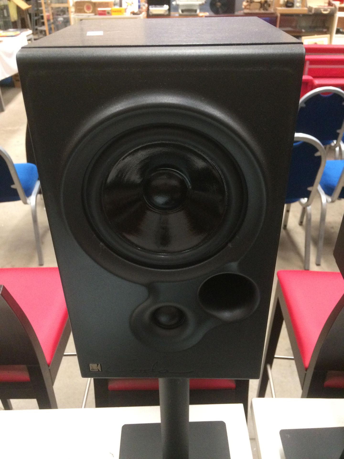 A pair of KEF Coda 31991 speakers on stands Further Information There are a few - Image 2 of 14