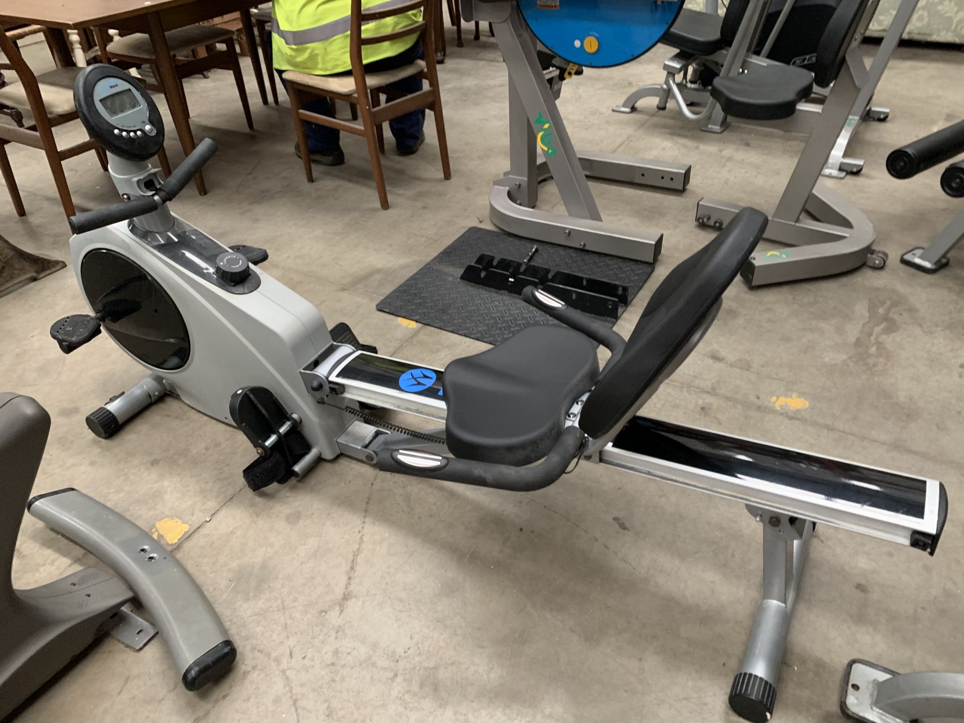 A Roger Black exercise rowing machine