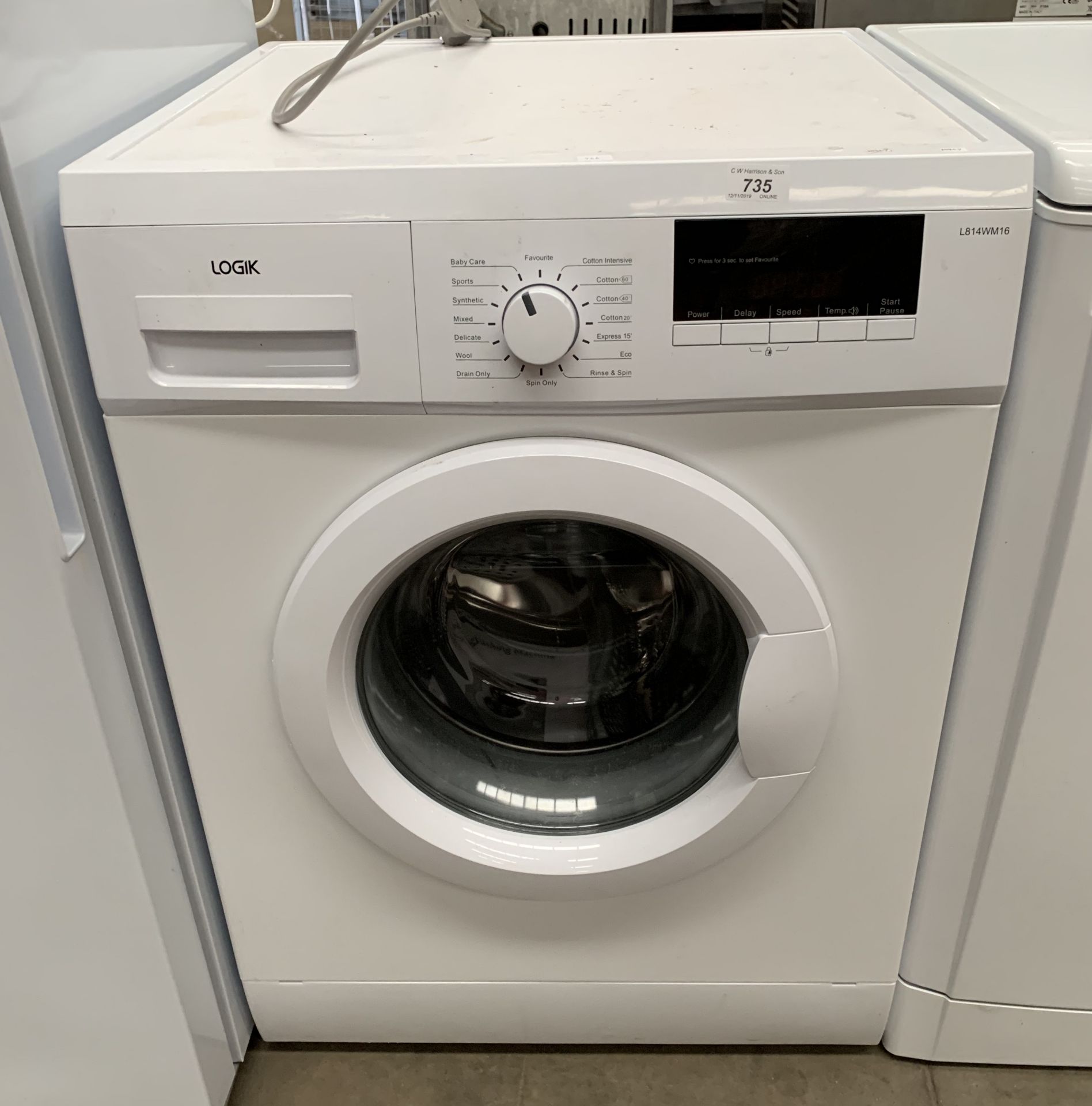 Logik L814WM16 tumble drier