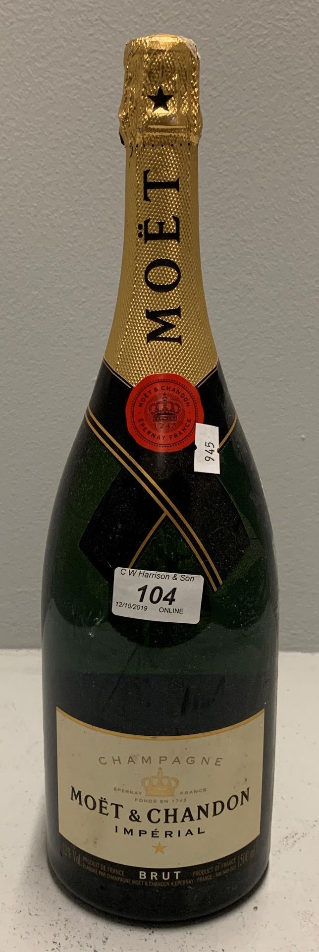 A 1500ml bottle Moet and Chandon Imperia