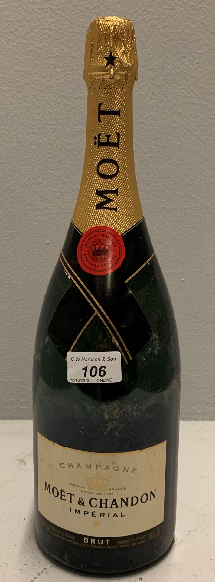 A 1500ml bottle Moet and Chandon Imperia