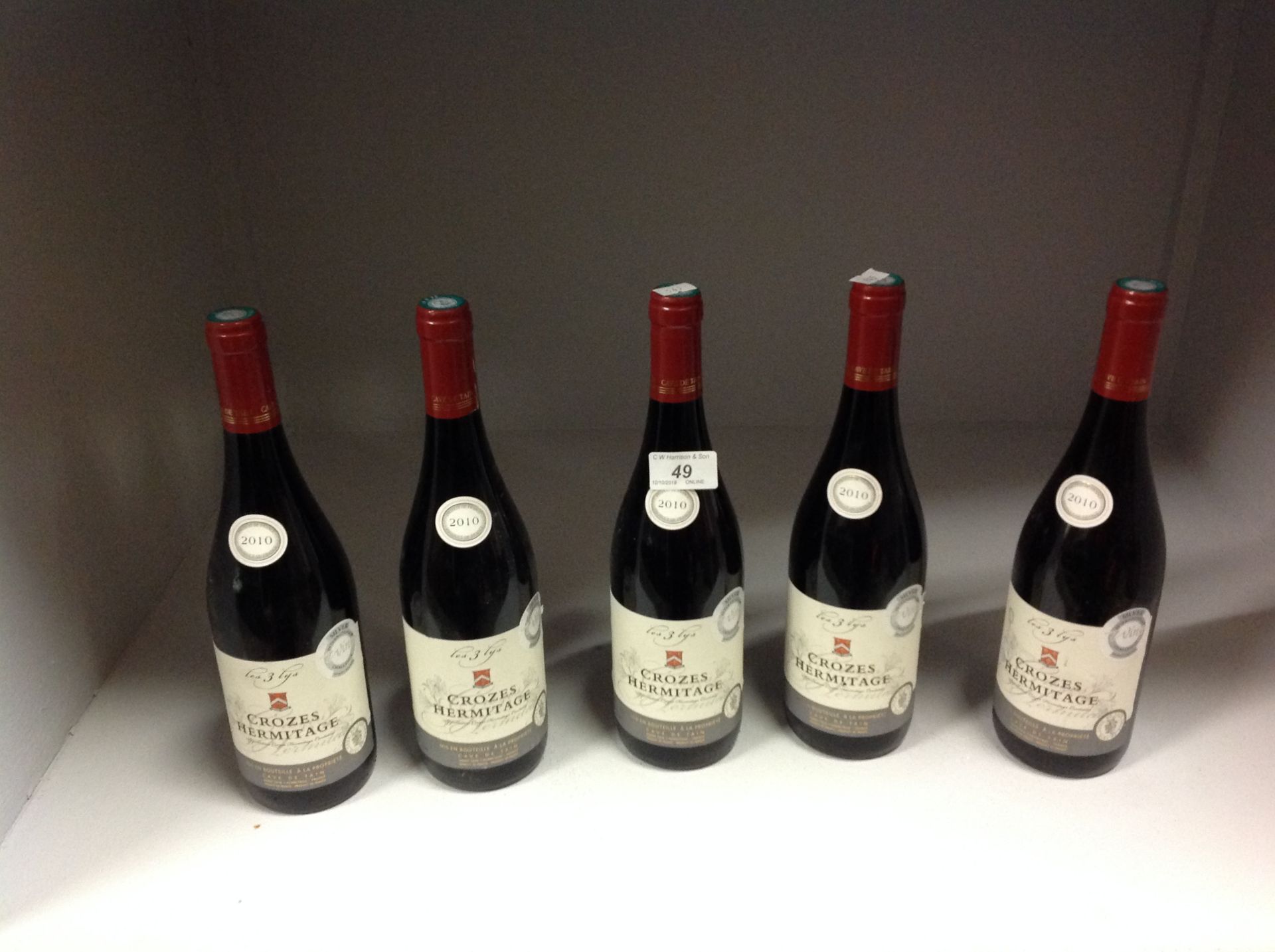 5 x 750ml bottles Crozes Hermitage - 201 - Image 2 of 2